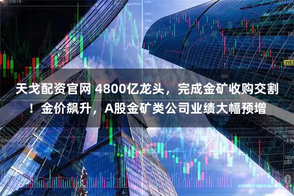 天戈配资官网 4800亿龙头，完成金矿收购交割！金价飙升，A股金矿类公司业绩大幅预增