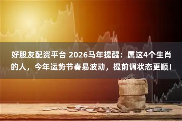 好股友配资平台 2026马年提醒：属这4个生肖的人，今年运势节奏易波动，提前调状态更顺！